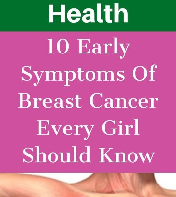 11 Symptoms Of Breast Cancer In Women That Aren