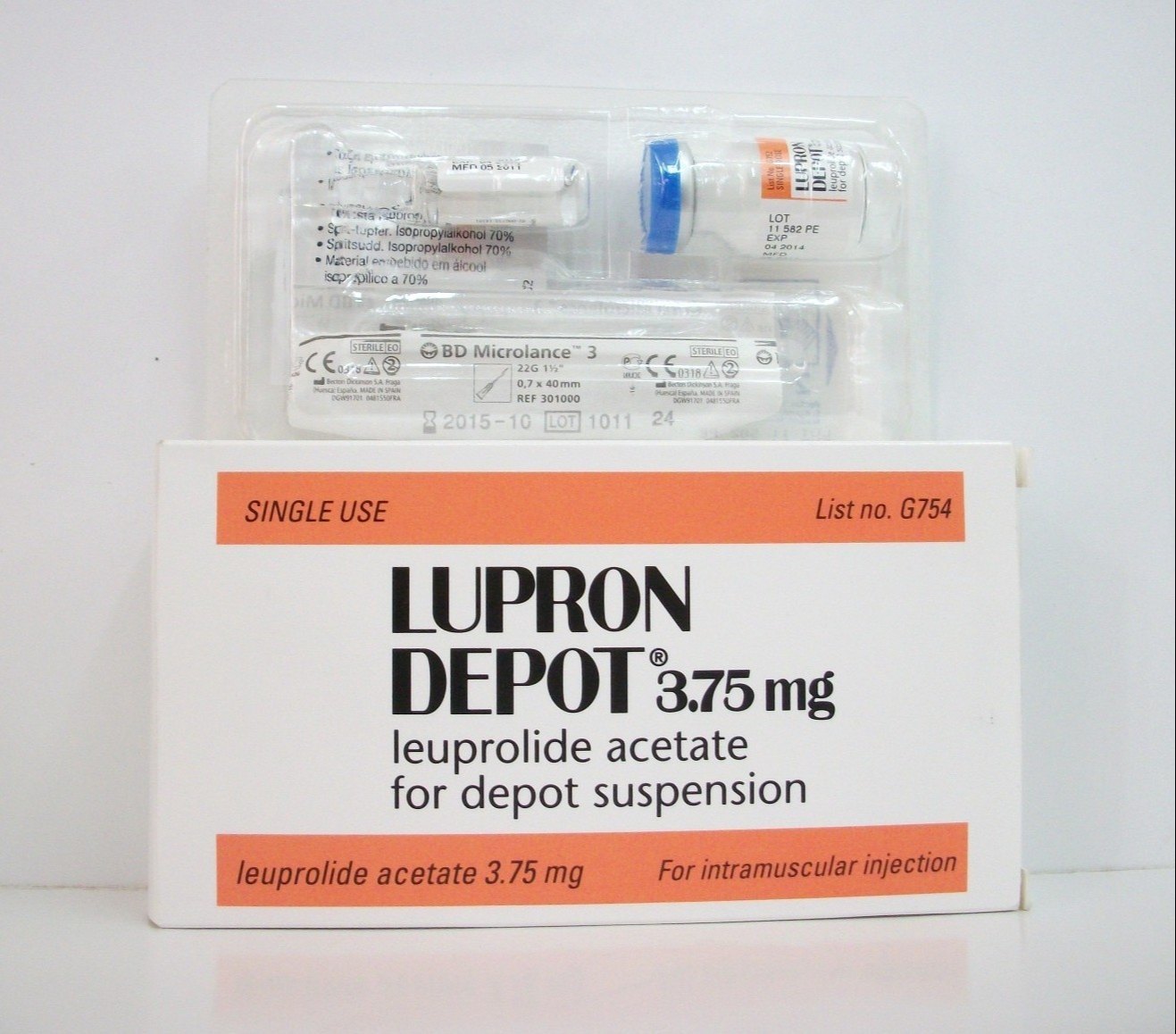 3.75mg Lupron Depot Leuprolide injection, Rs 3251.41 /vial Novacare ...