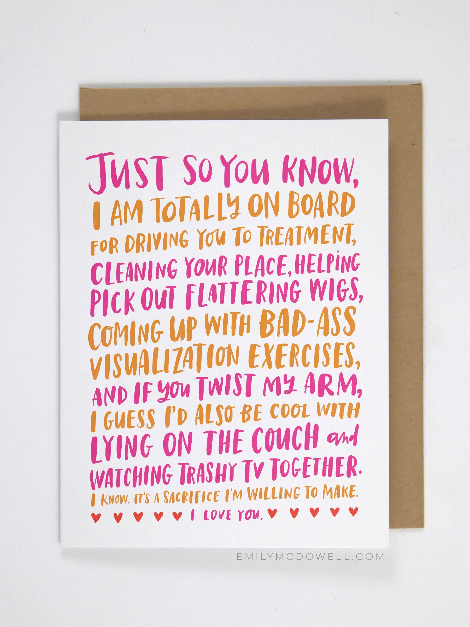A cancer survivor made the sympathy cards that would have ...
