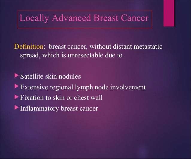 Advanced& metastatic breast cancer