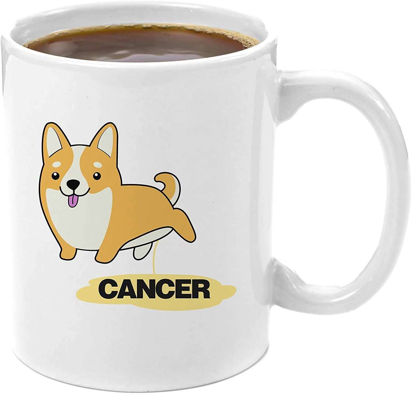 Amazon.com: Gift a Cup Cute Puppy Bad Colon Remission Funny Happy ...