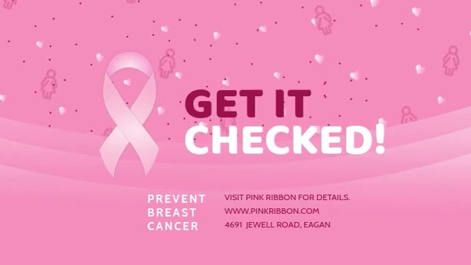 Breast Cancer Getting Checked Awareness Video Template ...