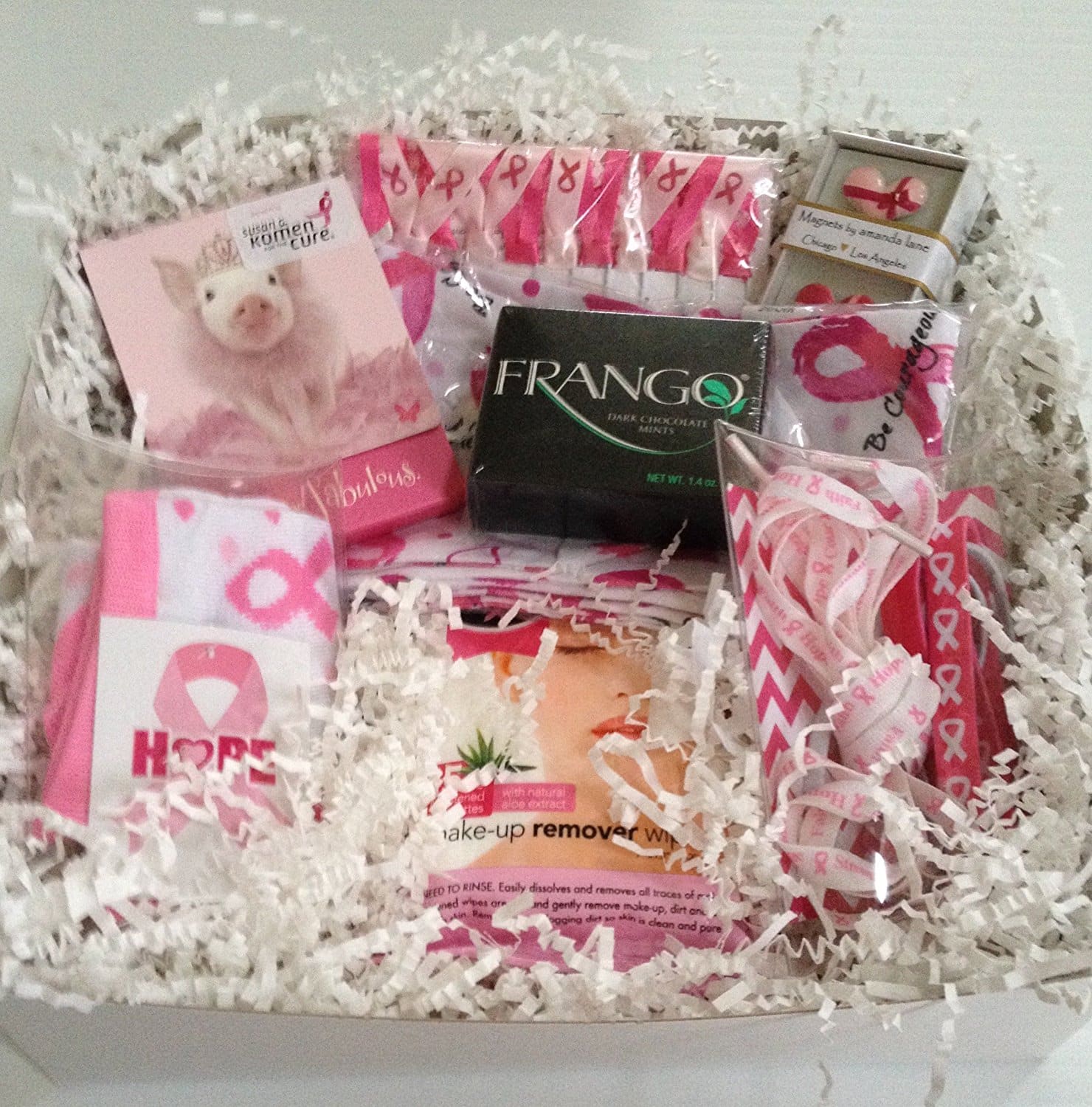 Buy Pink Breast Cancer Survivor Care Package Gift Bundle (No Candy ...