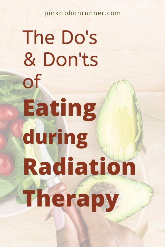 Eating during Cancer Radiation Therapy