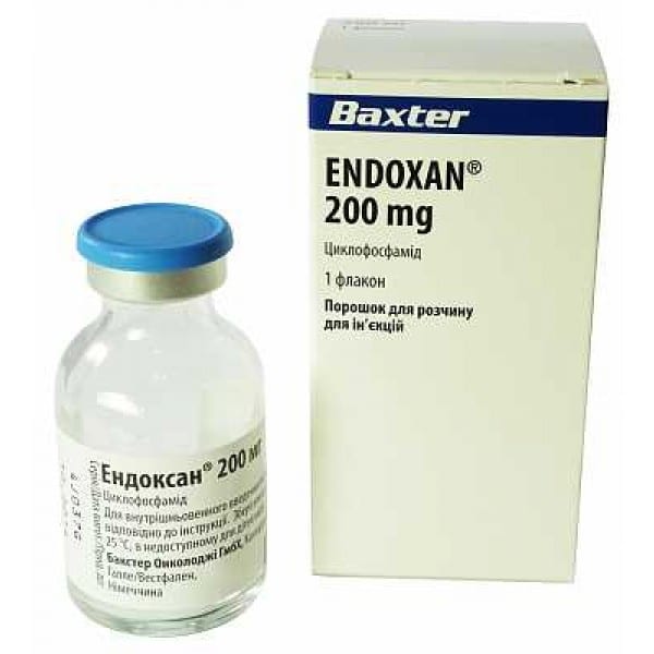 Endoxane injection powder 10 vials 200 mg cyclophosphamide breast ...