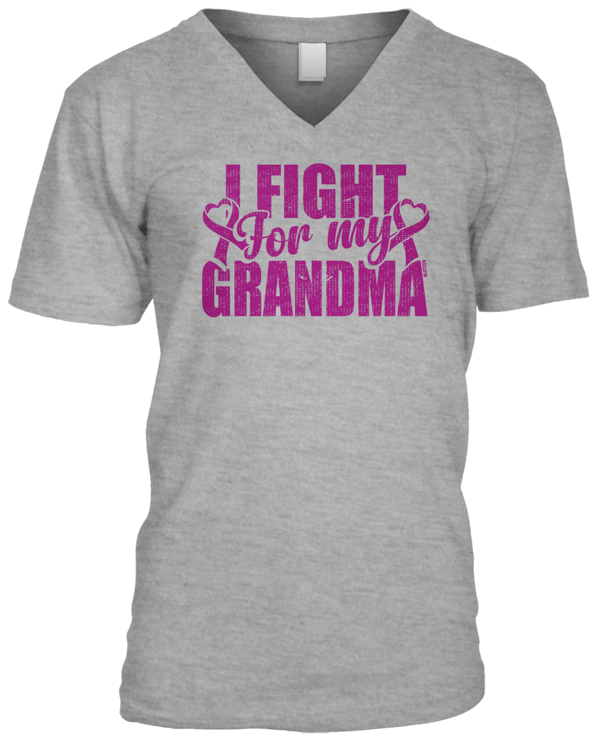 I Fight For My Grandma Pink Ribbon Breast Cancer Awareness Supporter ...