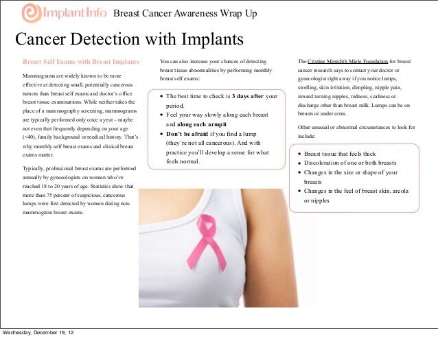 ImplantInfo Breast Cancer Awareness