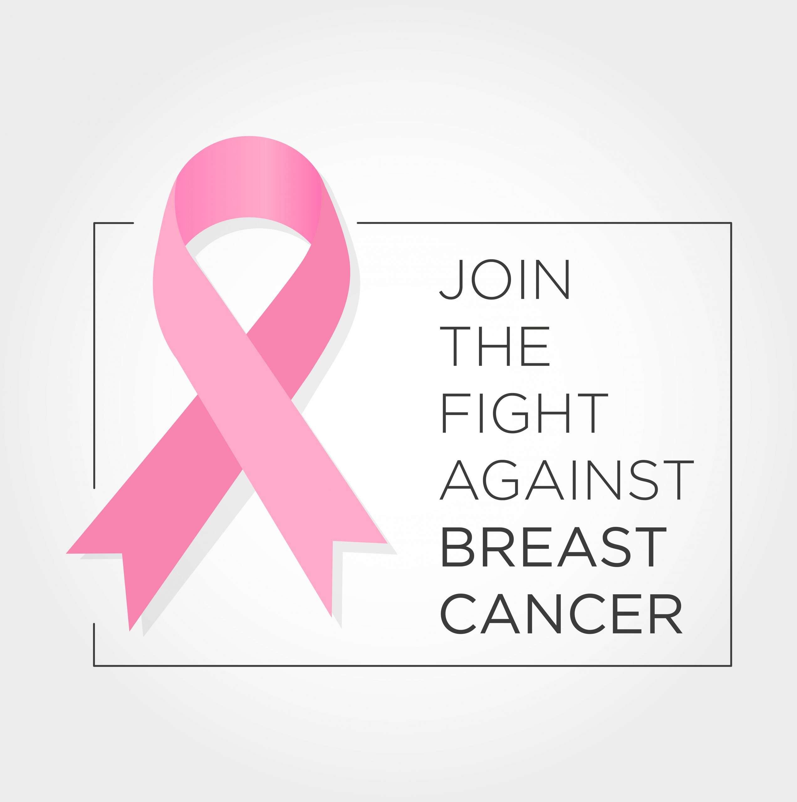 International Day Against Breast Cancer Banner. Join the Fight. 335413 ...