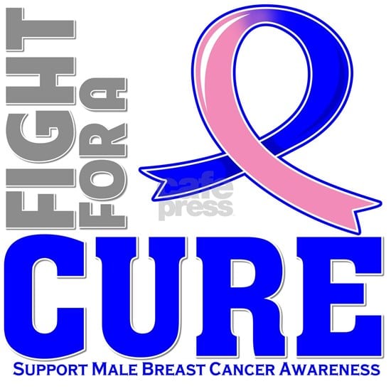 Male Breast Cancer Fight Yard Sign by gifts4awareness