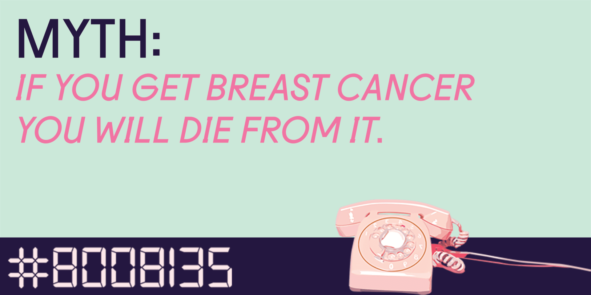 Myth: If you get breast cancer you will die from it ...
