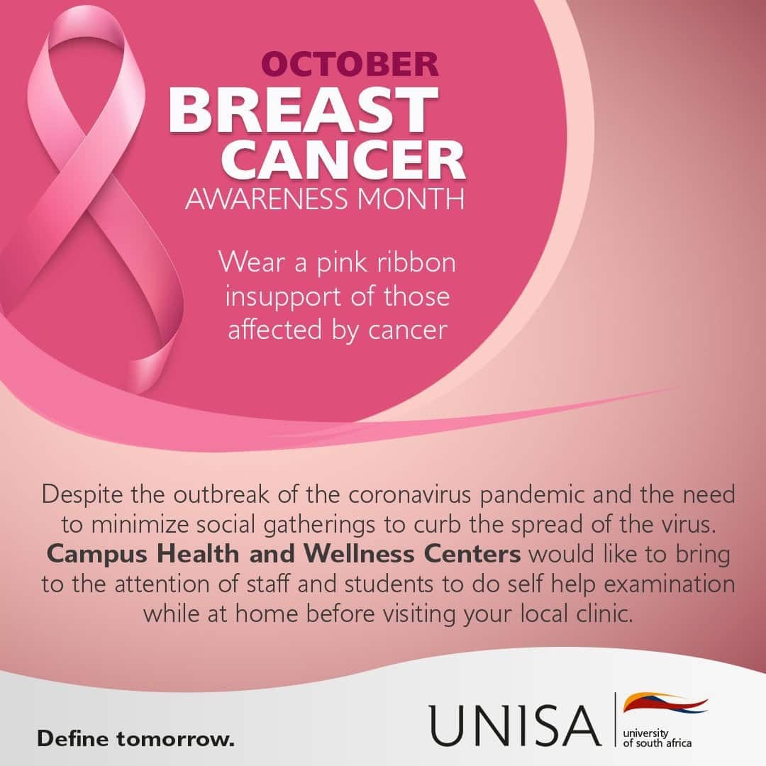 October is breast cancer awareness month. Tips on Self Examination ...