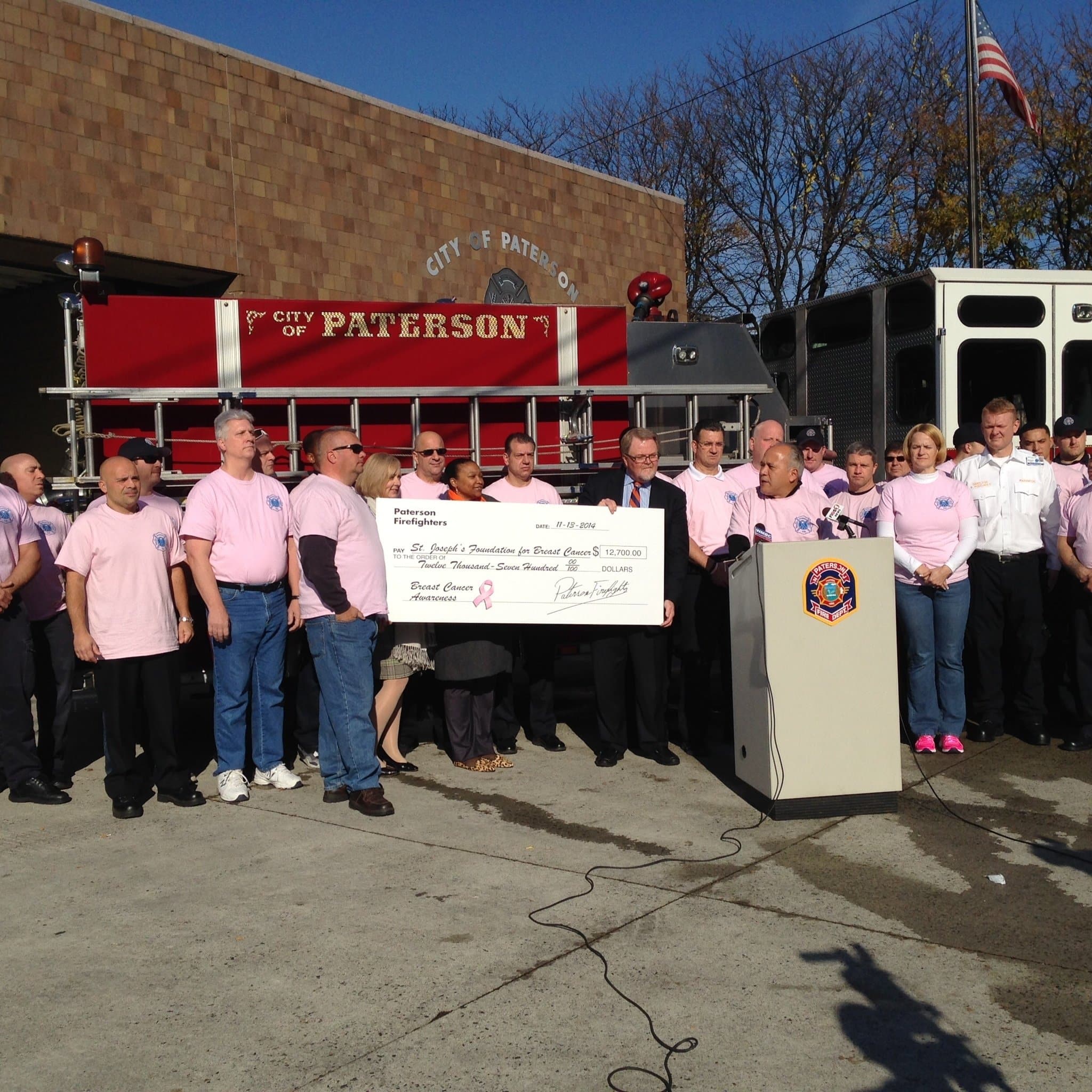 Paterson firefighters raise funds and awareness for breast cancer ...