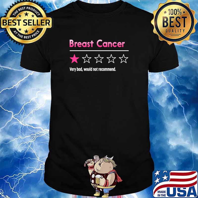 Recommend one star breast cancer very bad shirt, hoodie ...