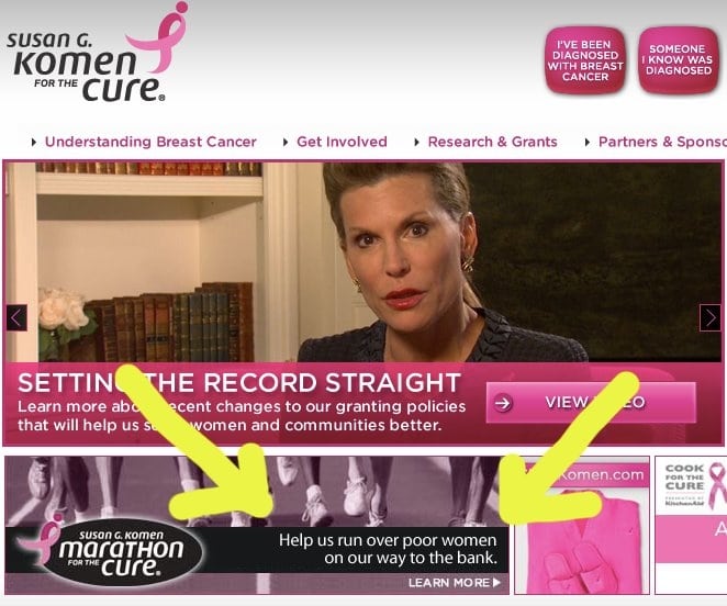 Susan G. Komen for the Cure hacked after controversial move