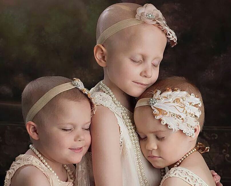 These three young ladies were once ravaged by cancer ...
