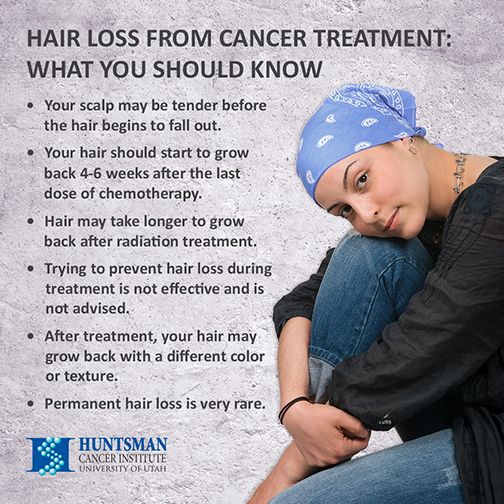 Wondering about hair loss during chemotherapy or radiation ...